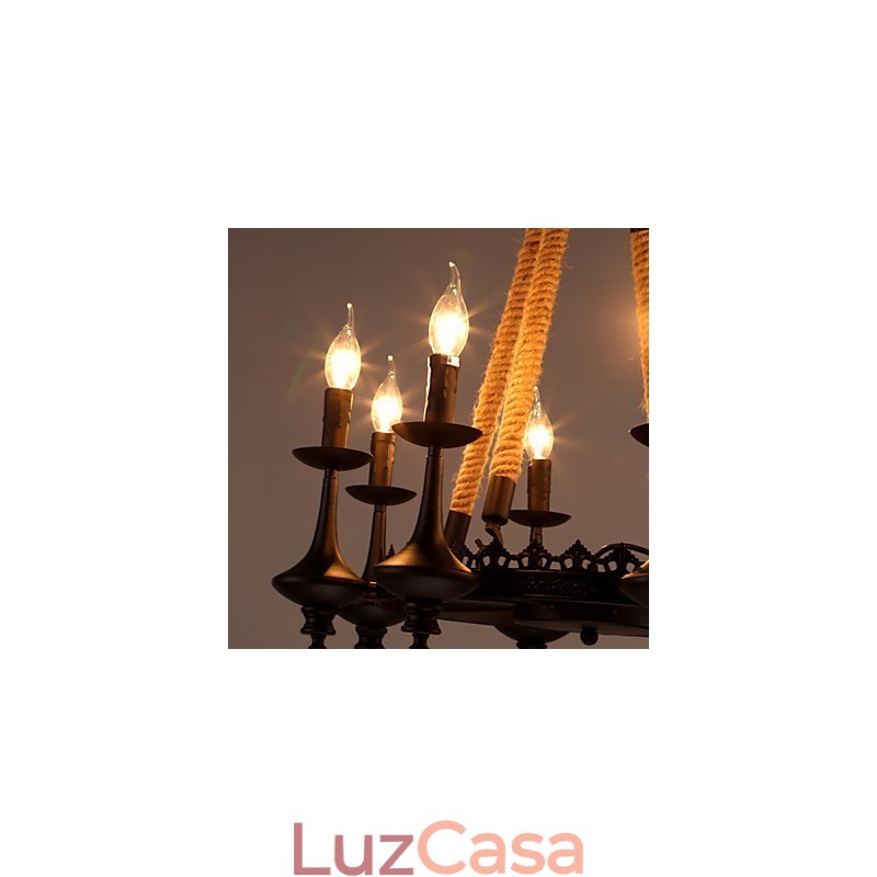 Luminárias pendentes estilo mini tradicional clássico metal