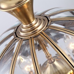 Luminárias pendentes Cristal Mini Estilo Tradicional Clássico Metal