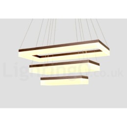 Wi Fi Smart Dimmable 3 Camadas Moderno Estilo Contemporâneo Casa Pendente Luz