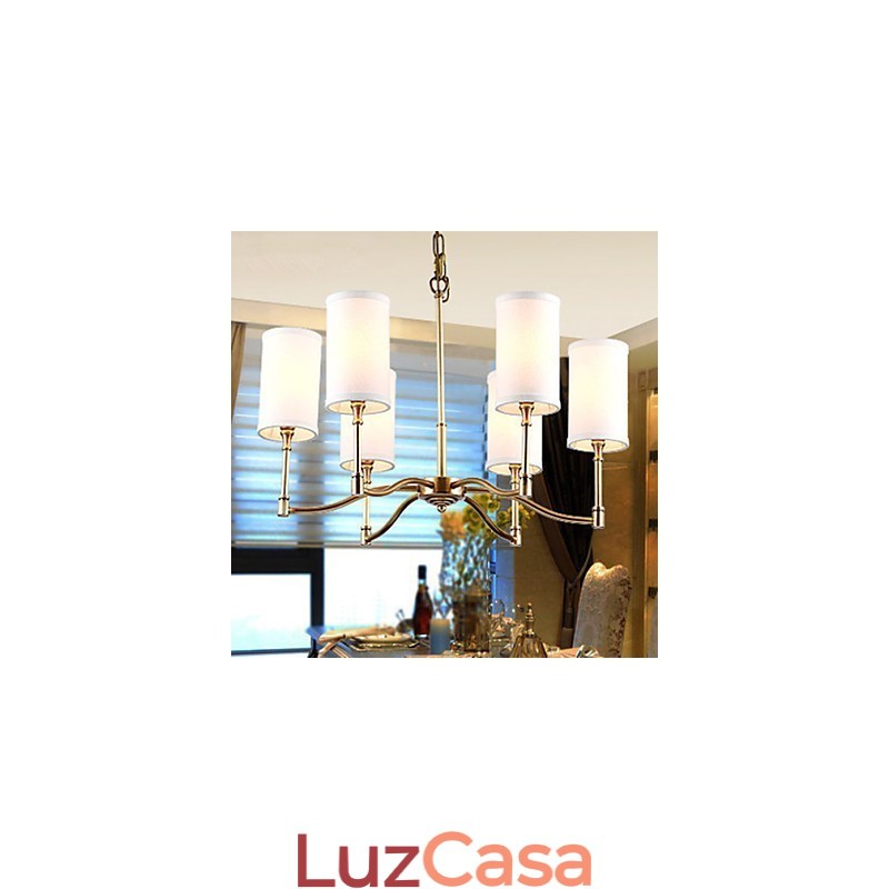 Luminárias pendentes Cristal Mini Estilo Tradicional Clássico Metal
