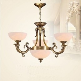 Jane Marble iluminação Art Copper Lamp