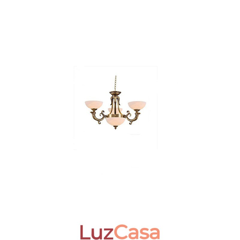 Jane Marble iluminação Art Copper Lamp