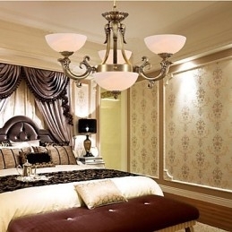 Jane Marble iluminação Art Copper Lamp