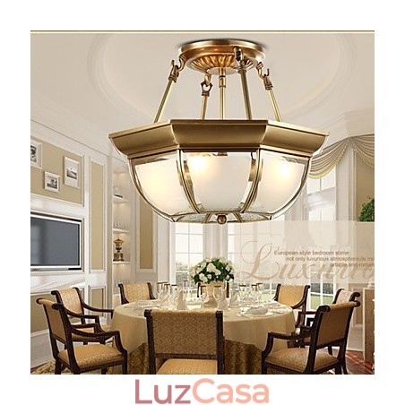 Luminárias pendentes estilo mini tradicional clássico metal