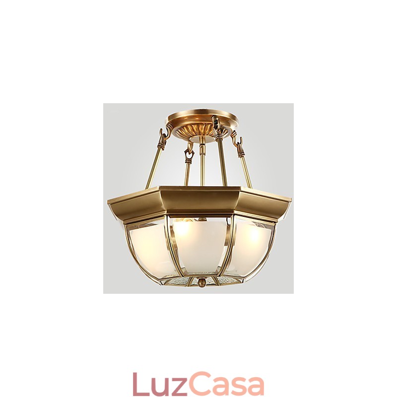 Luminárias pendentes estilo mini tradicional clássico metal
