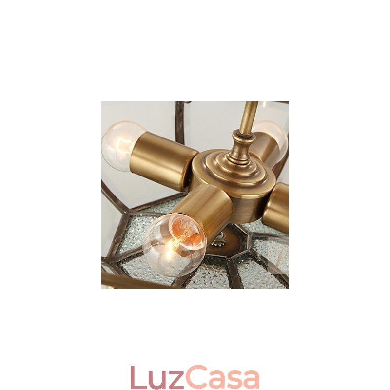 Luminárias pendentes estilo mini tradicional clássico metal