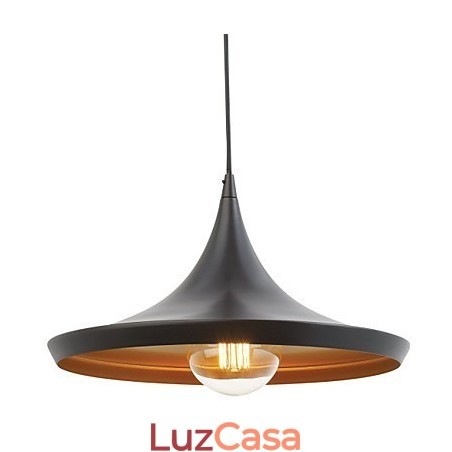 Pendente de luz retrô vintage Tom Dixon design preto pintura pingente de luz luzes Pendente de luz retrô vintage Tom Dixon design preto pintura pingente de luz luzes