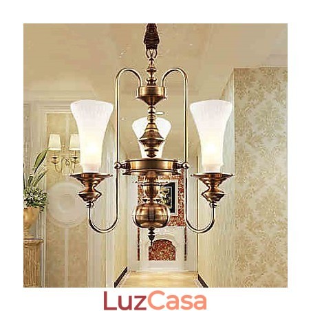 Luminárias pendentes Cristal Mini Estilo Tradicional Clássico Metal Luminárias pendentes Cristal Mini Estilo Tradicional Clássico Metal