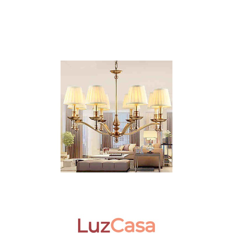Luminárias pendentes Cristal Mini Estilo Tradicional Clássico Metal