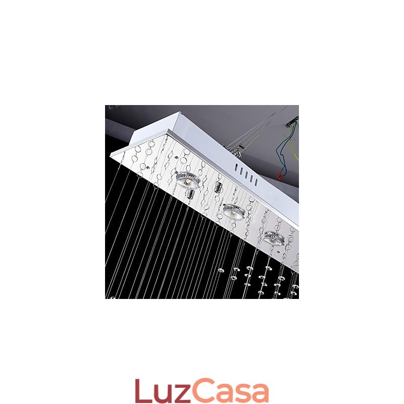 Moderno Contemporâneo Tradicional Clássico Rústico Lodge Vintage Country Island Cristal Galvanizado Metal Pendente Luz