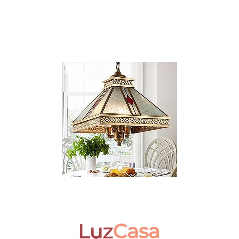 Luminárias pendentes estilo mini tradicional clássico metal