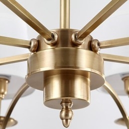 Luminárias pendentes Cristal Mini Estilo Tradicional Clássico Metal