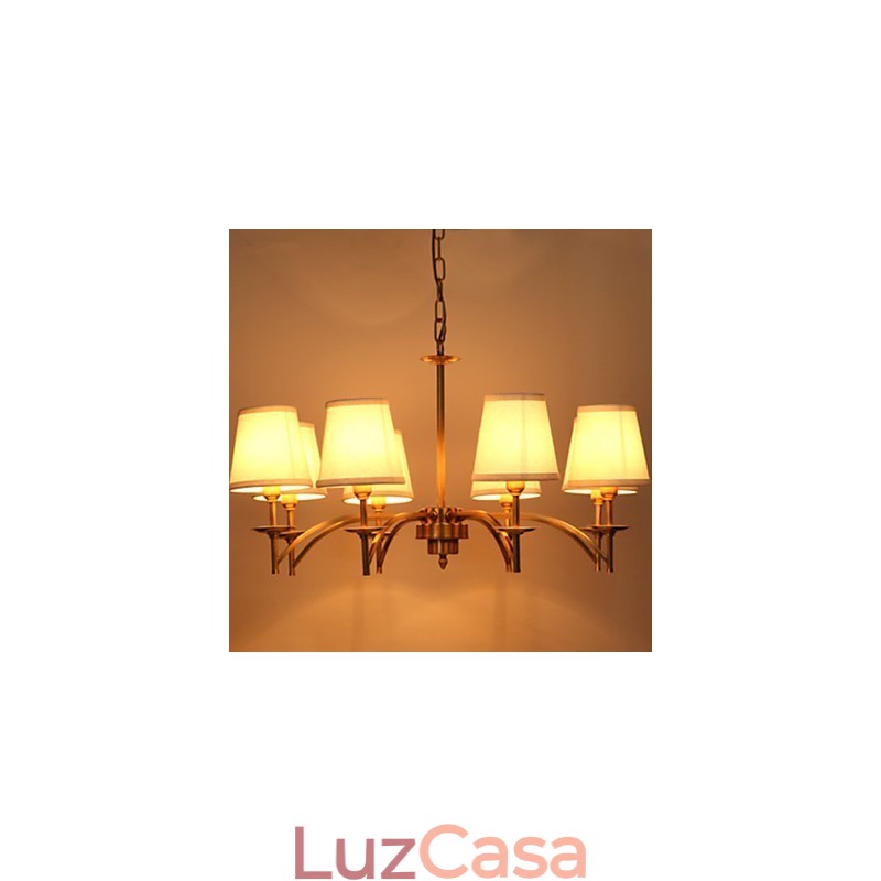 Luminárias pendentes Cristal Mini Estilo Tradicional Clássico Metal