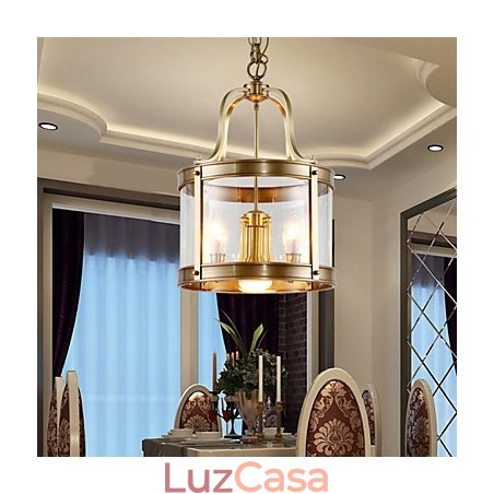 Luminárias pendentes Cristal Mini Estilo Tradicional Clássico Metal Luminárias pendentes Cristal Mini Estilo Tradicional Clássico Metal