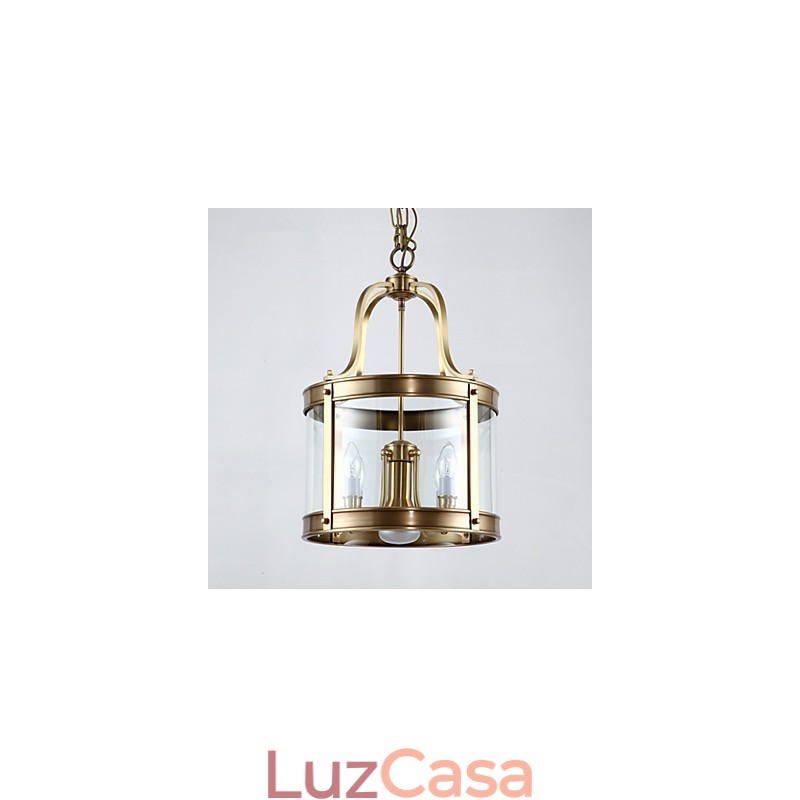 Luminárias pendentes Cristal Mini Estilo Tradicional Clássico Metal