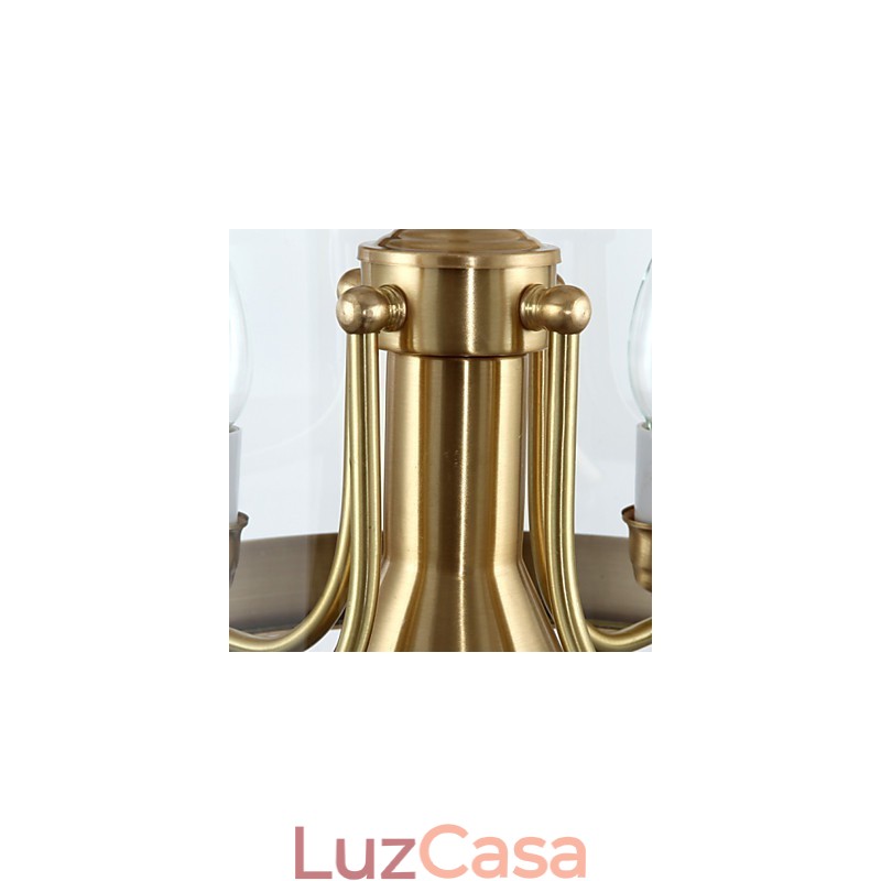 Luminárias pendentes Cristal Mini Estilo Tradicional Clássico Metal