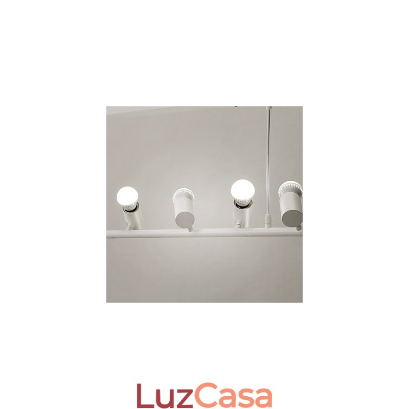 Luminária pendente de metal com pintura estilo retrô vintage mini