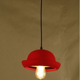 Chapéu Pingente Café Design Lustre Preto