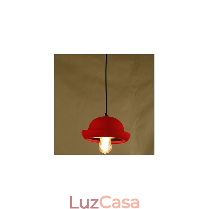 Chapéu Pingente Café Design Lustre Preto