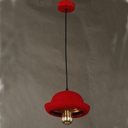 Chapéu Pingente Café Design Lustre Preto