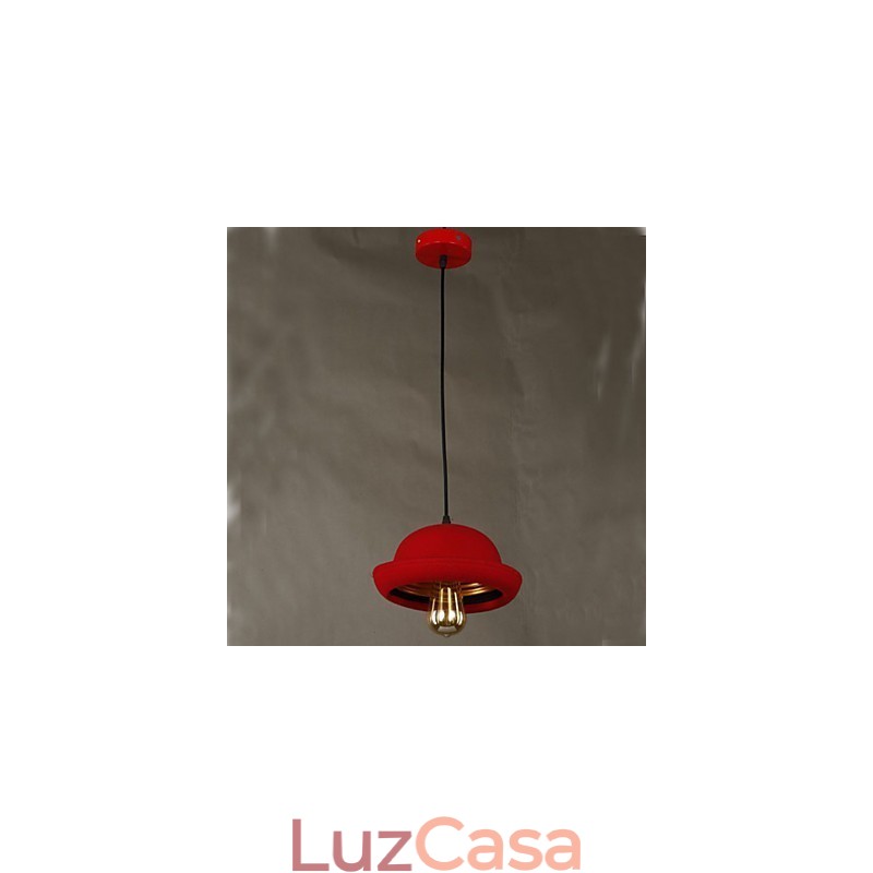 Chapéu Pingente Café Design Lustre Preto