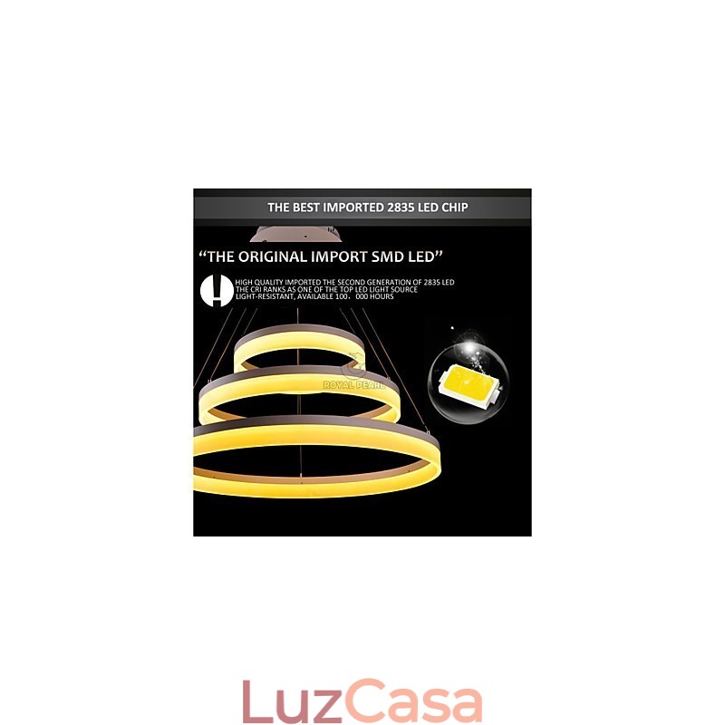 China Moderno Acrílico Pendente Luz de Teto