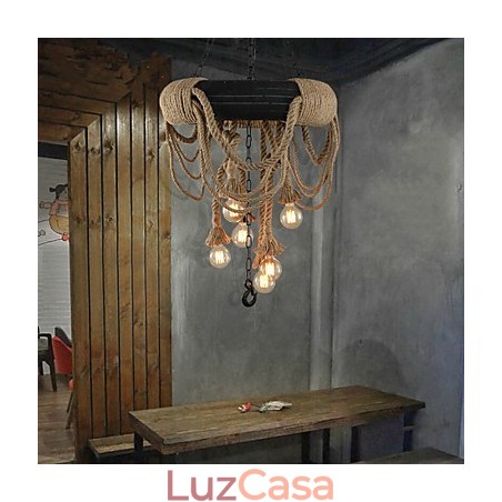 Luminárias pendentes estilo mini rústico lodge plástico Luminárias pendentes estilo mini rústico lodge plástico