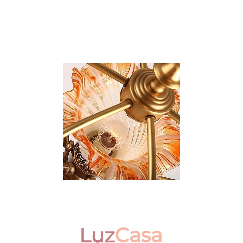 Luminárias pendentes estilo mini tradicional clássico metal