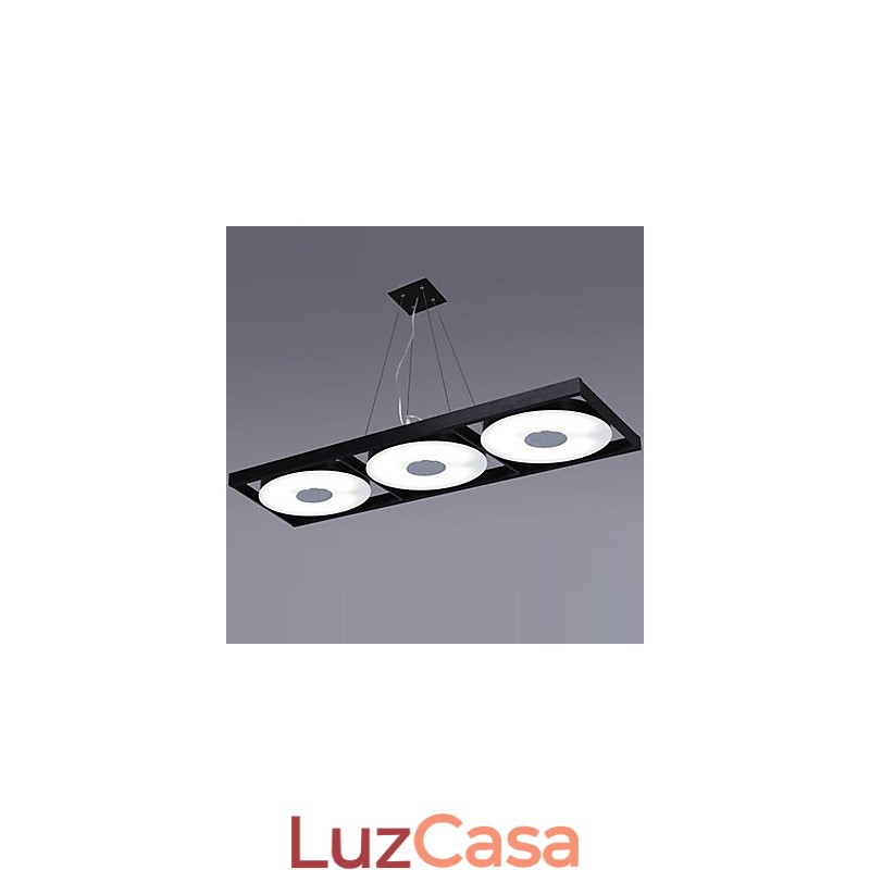 Luminárias pendentes 3 luzes modernas simples artísticas