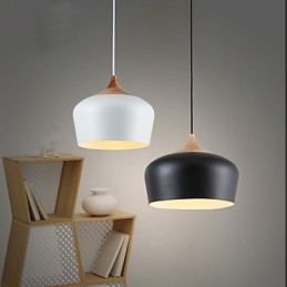 Luminária pendente de metal com pintura estilo retrô vintage mini