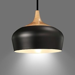 Luminária pendente de metal com pintura estilo retrô vintage mini