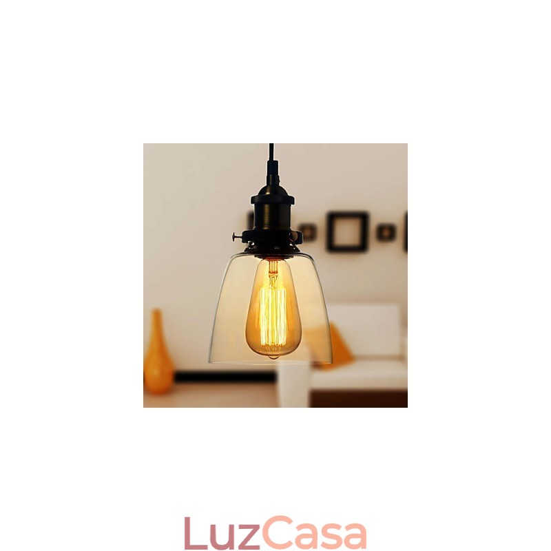 Luzes Pendentes Tradicional Clássico Vintage Retro Country Globe