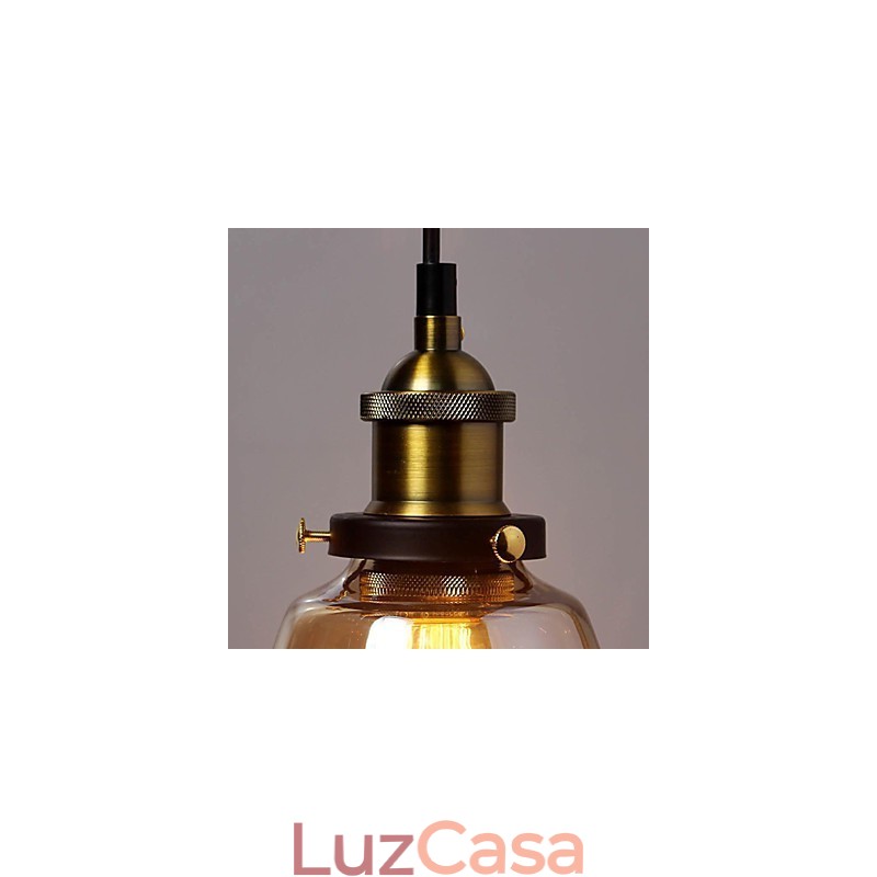 Luzes Pendentes Tradicional Clássico Vintage Retro Country Globe