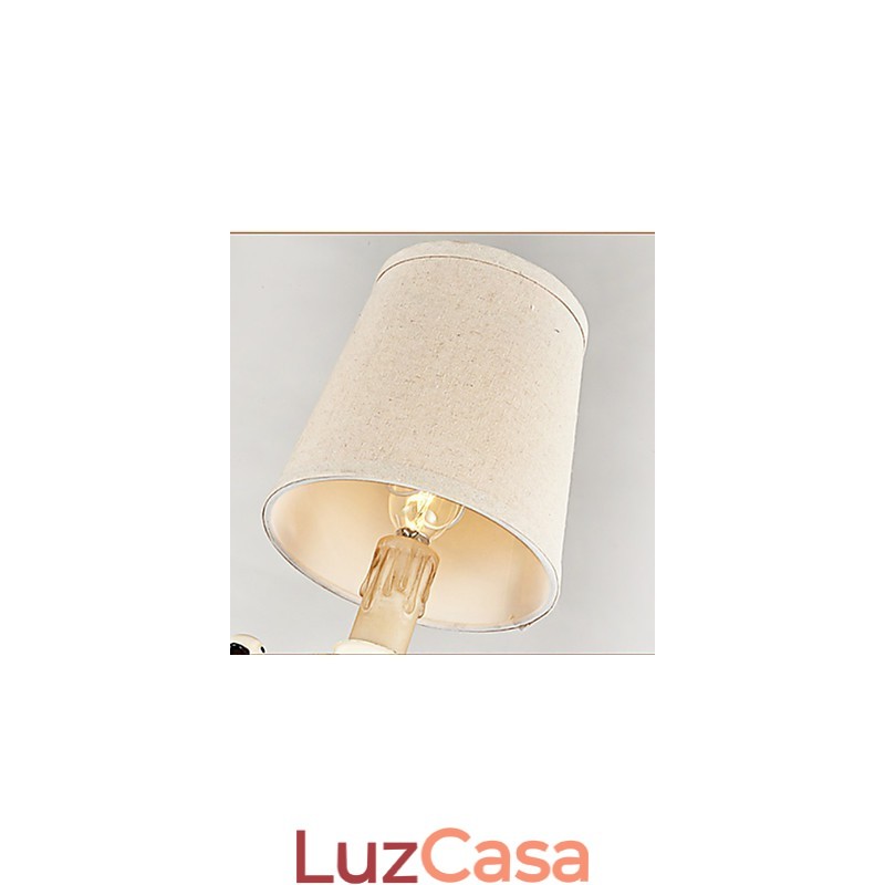 Lustre Pendente Luz Vintage Resina