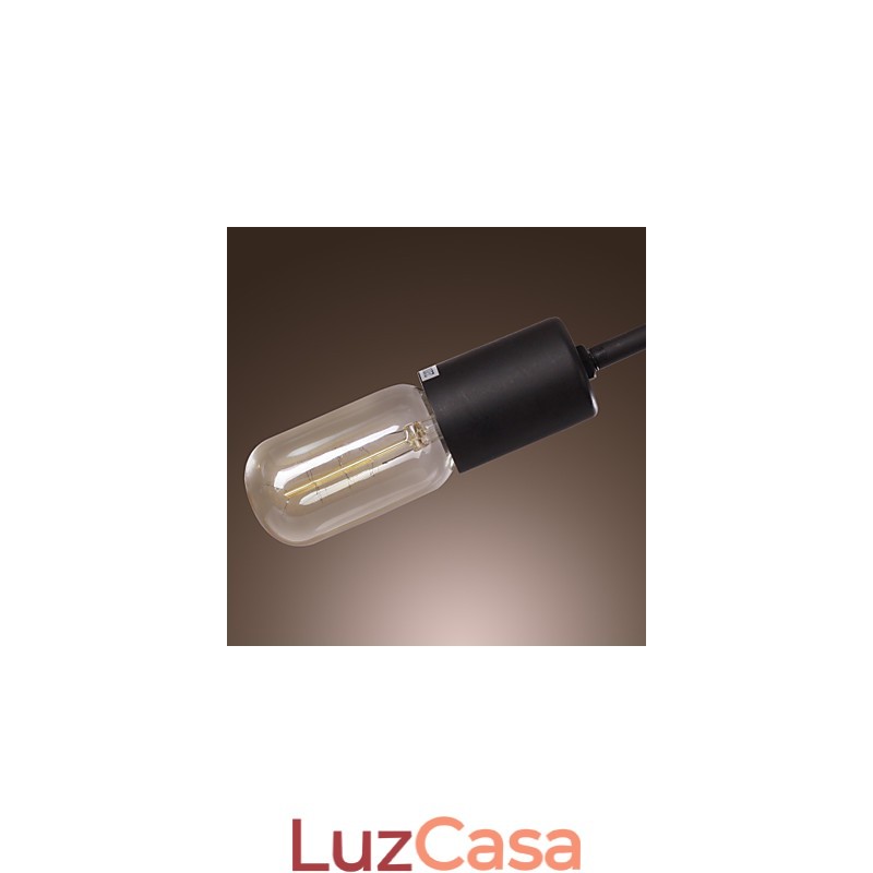 Lustre de ferro de vanguarda com 12 luzes
