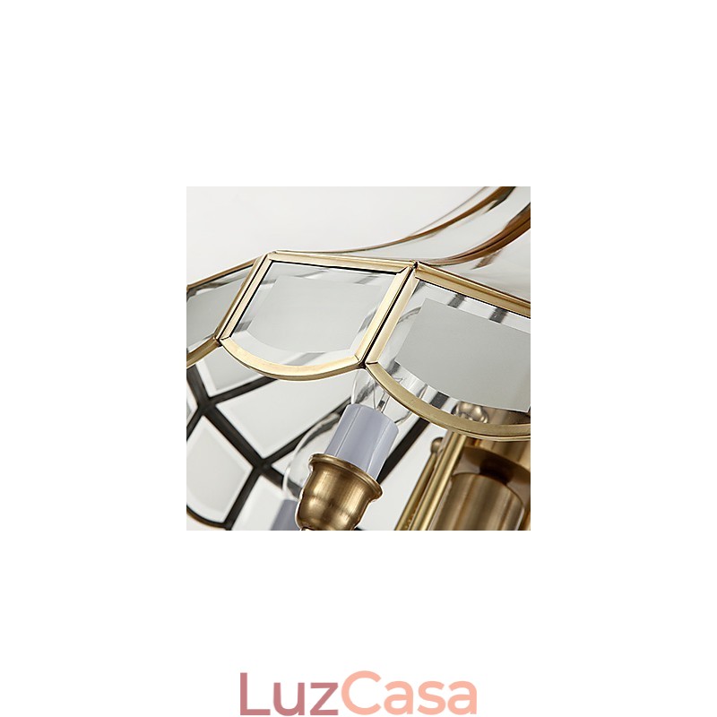 Luminárias pendentes Cristal Mini Estilo Tradicional Clássico Metal
