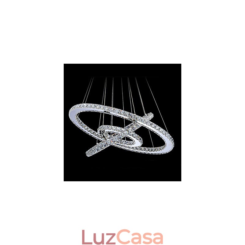 Luminárias pendentes Cristal Moderno Contemporâneo Metal