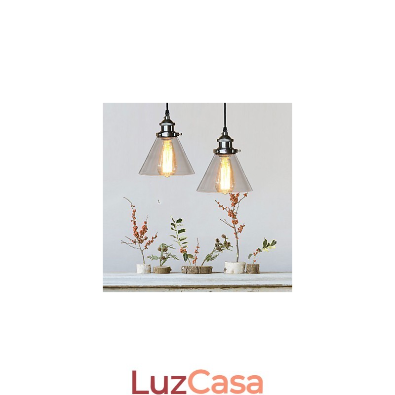 Tradicional Clássico Vintage Retro Country Globe Pendant Light