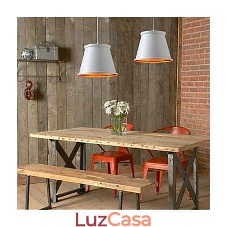 Luminária pendente de metal com pintura estilo vintage clássico rústico lodge mini Luminária pendente de metal com pintura estilo vintage clássico rústico lodge mini
