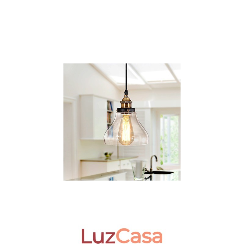 Tradicional Clássico Vintage Retro Country Globe Pendant Light
