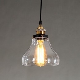 Tradicional Clássico Vintage Retro Country Globe Pendant Light