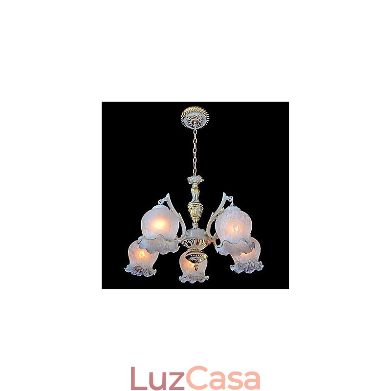 Jane Retro luminária Ferro Mediterrâneo Iluminação 5