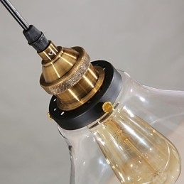 Tradicional Clássico Vintage Retro Country Globe Pendant Light