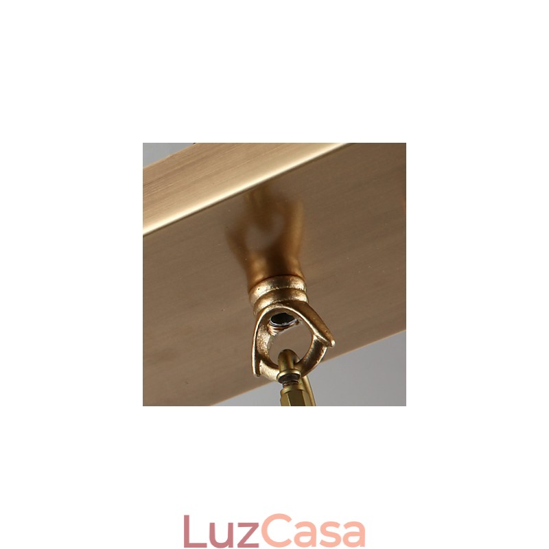 Luminárias pendentes Cristal Mini Estilo Tradicional Clássico Metal