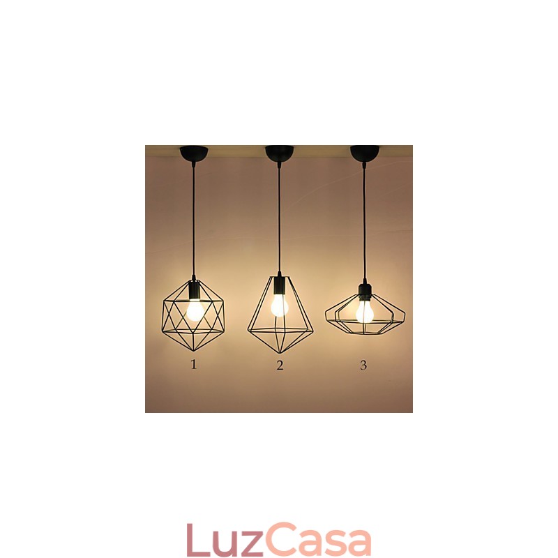 Luminária pendente de metal Country Designers