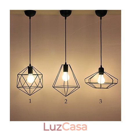 Luminária pendente de metal Country Designers Luminária pendente de metal Country Designers