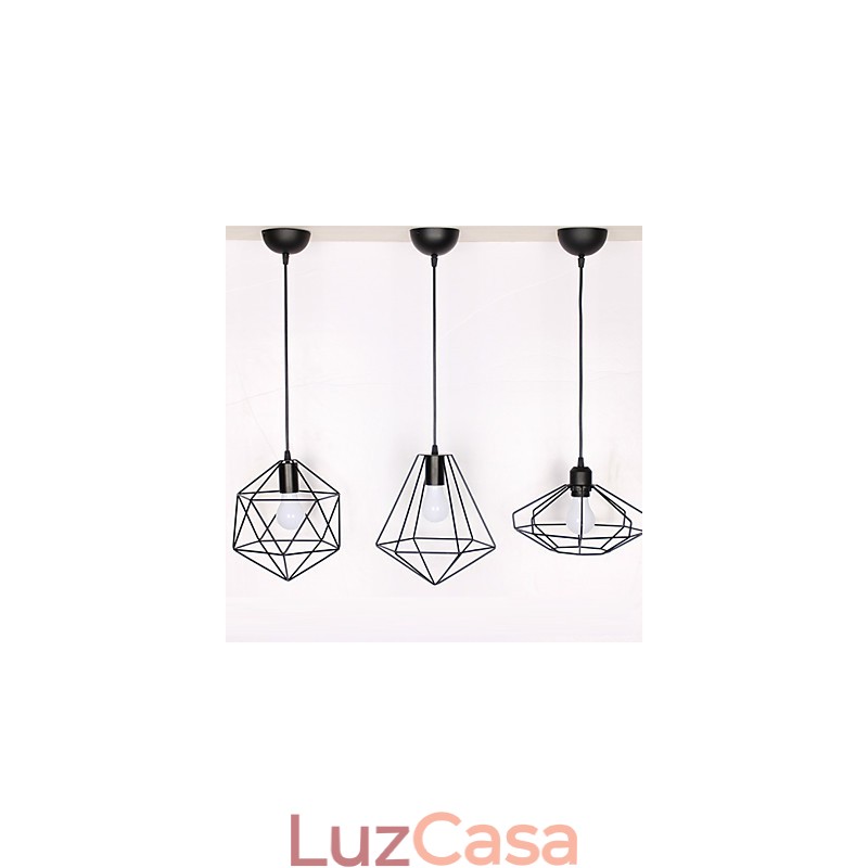 Luminária pendente de metal Country Designers