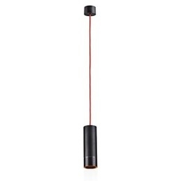 1 Mini Luminária Pendente Preto Anodizado com Alumínio