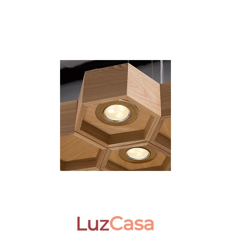 Luzes Pendentes Country Madeira Bambu