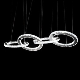 Luminárias pendentes Cristal Luz Moderna Contemporânea Metal